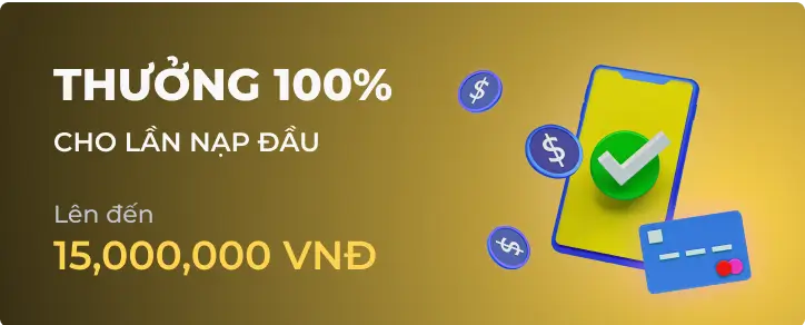 18win - Thưởng 100% Chào Mừng